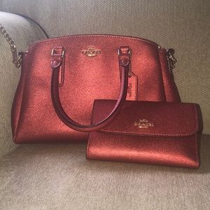 Coach Outlet SAGE Bag & Waller SET